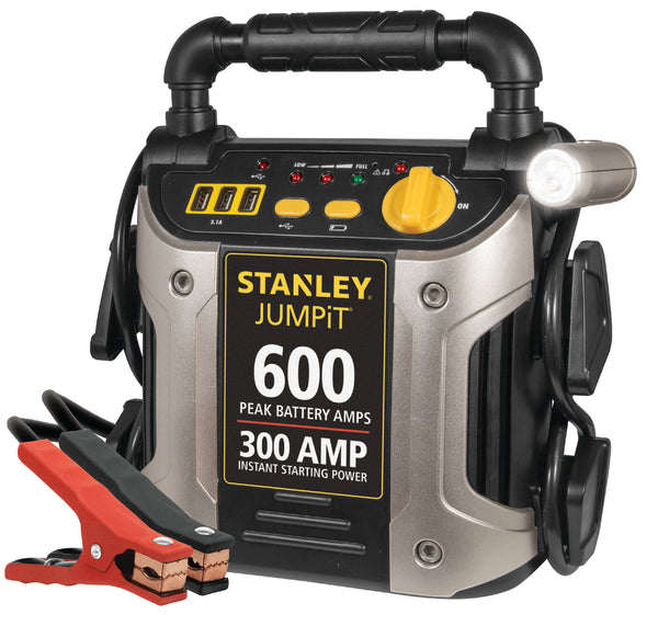 600/300 Amp 12V Jump Starter with LED Light and USB