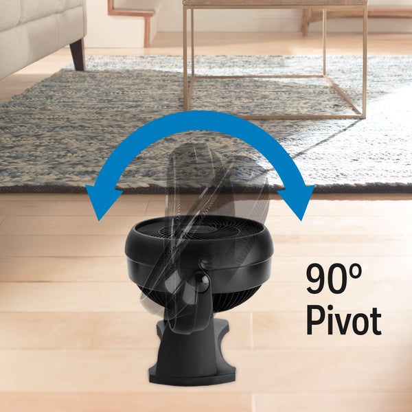 Table Air Circulator Fan, Black